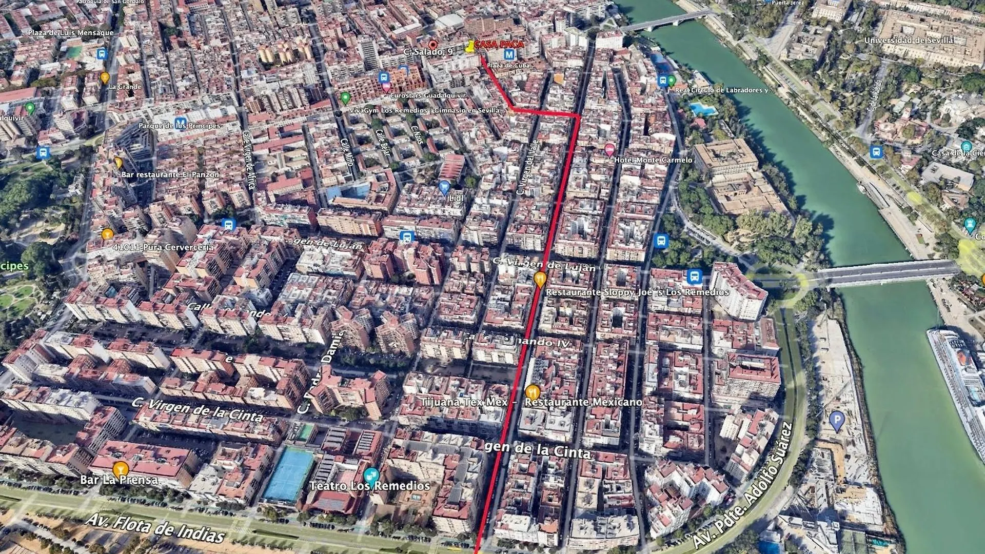 Casa Paca Triana Centro De Sevilla location